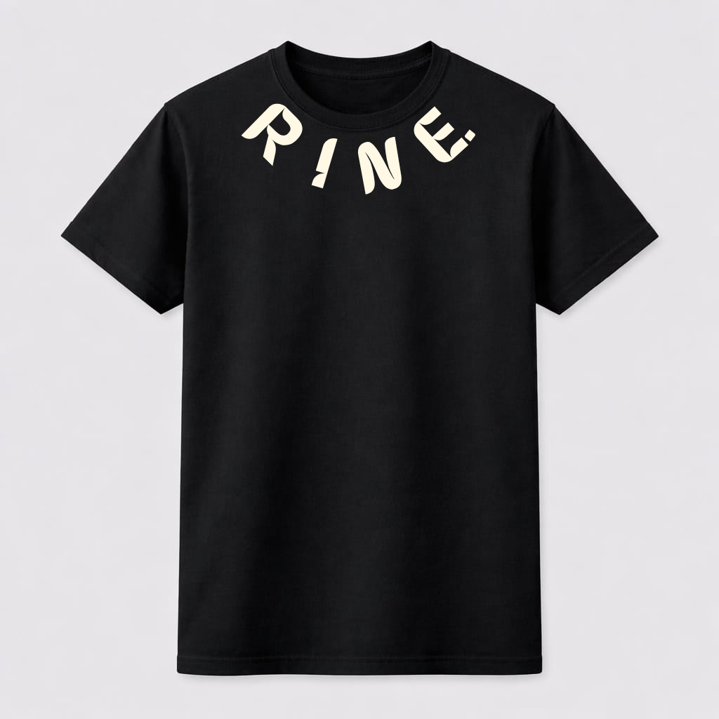 RINE Curved Logo Tee